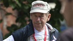 Václav Havel v novácké Ordinaci, zahrál si kotelníka