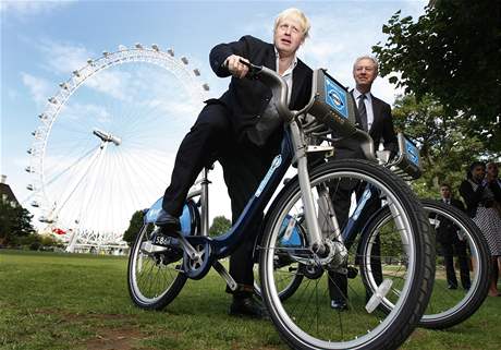 Londýnský primátor Boris Johnson.
