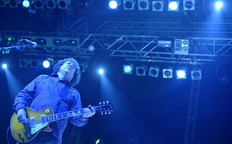 Irský rockový a bluesový kytarista Gary Moore vystoupil 30. ervence v programu hudebního festivalu Benátská noc 