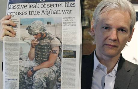 Zakladatel serveru WikiLeaks Julian Assange, který zveejnil informace z vedení afghánské války.