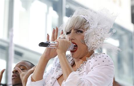 Excentrická zpěvačka Lady Gaga.