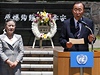 Hiroima si pipomnla 65. výroí svrení americké jaderné pumy: éf OSN Pan Ki-mun.  