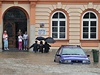 Chrastavu na Liberecku potrápila blesková povode