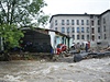 Chrastavu na Liberecku potrápila blesková povode, neuetila ani autoservis