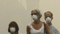 Moskvu zahalil smog