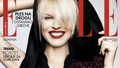 Eva Herzigová na obálce Elle.