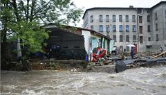 Chrastavu na Liberecku potrápila blesková povode, neuetila ani autoservis
