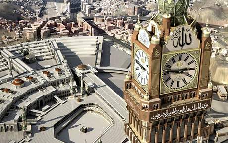 Obí hodiny v Mekce budou ukazovat islámský as, Saúdská Arábie chce, aby se stal protipólem svtového asu 