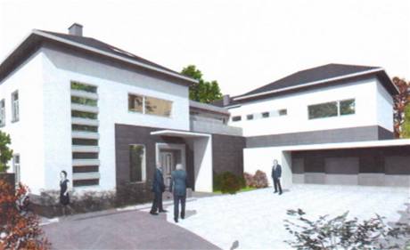 Plán rekonstrukce bývalé angolské ambasády. Rezidence mla slouit jako sídlo slovenského premiéra. 