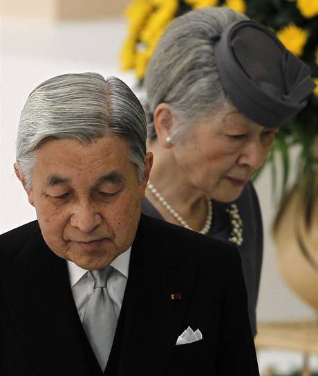 Japonsk csa Akihito s csaovnou Miiko 