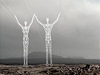 Sloupy vysokého naptí navrhla americká spolenost Choi + Shine Architects pod názvem Zem obr