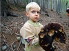 Parádního hiba nael chlapec pi houbaení v beskydských lesích.