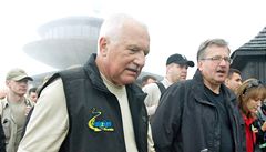 Václav Klaus a Bronislaw Komorowski