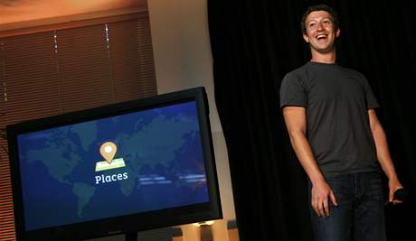 éf Facebooku Mark Zuckerberg pedstavuje novou slubu Places