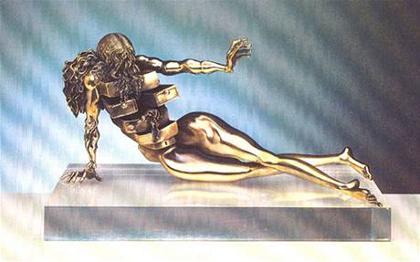 Bronzová plastika La Femme aux Tiroirs (uplíková ena) od Salvatora Dalího