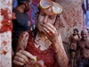 Tradiní rajatová bitva nazývaná La Tomatina