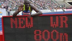 Keňan Rudisha zaběhl nový světový rekord na 800 metrů