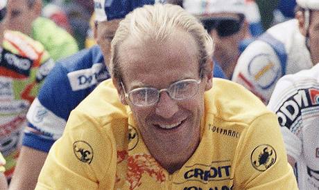 Dvojnásobný vítz Tour de France Laurent Fignon, který dnes zemel na rakovinu