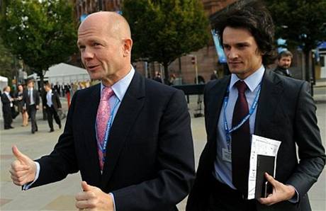  William Hague a jeho poradce Christopher Myers