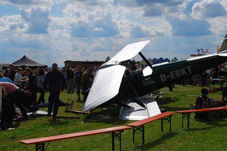 Nehoda pi letecké show nedaleko bavorského Norimberku