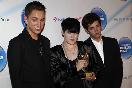 Londýnské trio THE XX s prestiní hudební cenou Mercury Prize.