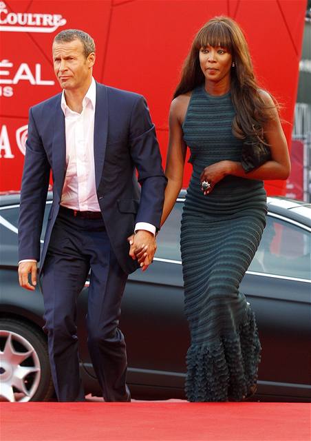 Naomi Campbell se svým pítelem, ruským miliardáem, Vladislavem Doroninem.