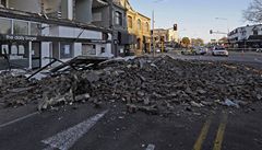 Novozélandský Christchurch smetlo zem�t�esení