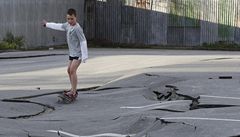 Novozélandský Christchurch smetlo zem�t�esení