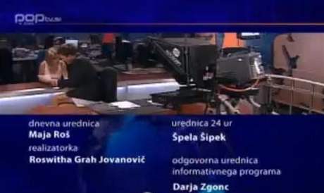 Slovinský moderátor Jani Muhi v trenkách