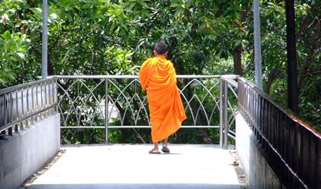Buddhistický mnich (ilustraní foto).