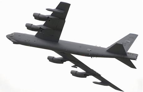 Na letit Leoe Janáka v Monov u Ostravy píletl na Dny NATO strategický bombardér B-52 Stratofortress