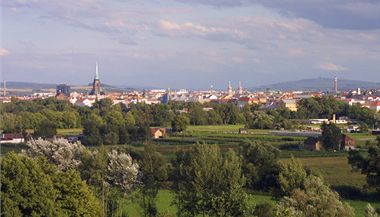 Plze, panorama