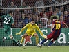 FC Barcelona - Panathinaikos (Messi dává gól)