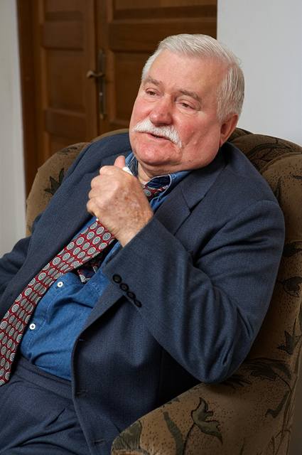 Lech Walesa u rozhovoru pro LN