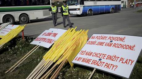 Pípravy demonstrant na Letné