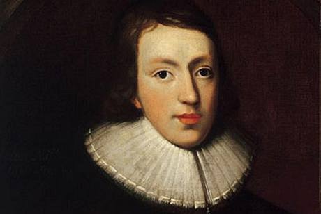 Anglický barokní básník John Milton