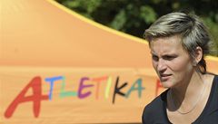 Barbora �potáková se objevila na exhibici v Kladn�. 
