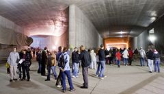 Útroby tunelu Blanka si prohlédly tisíce lidí.