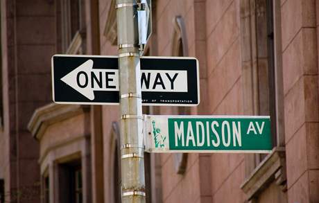 Madison Avenue v New Yorku.