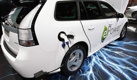 SAAB E-Power se pedstavil na paíském autosalonu