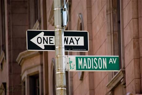 Madison Avenue v New Yorku.