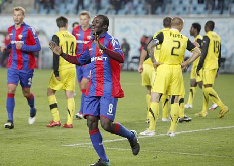 CSKA Moskva - AC Sparta Praha (Seydou Doumbia slaví gól)