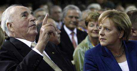 Helmut Kohl a Angela Merkelová