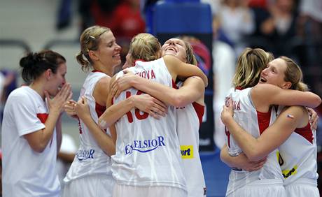 esko - Blorusko (radost eských basketbalistek).