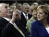 Helmut Kohl a Angela Merkelov