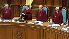 Janukovy vtz. Ukrajinsk soud stvrdil prezidentsk systm
