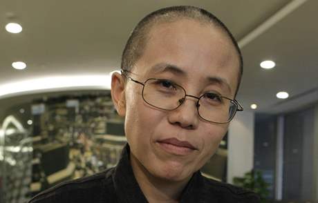 Manelka ínského disidenta Liou Siao-poa