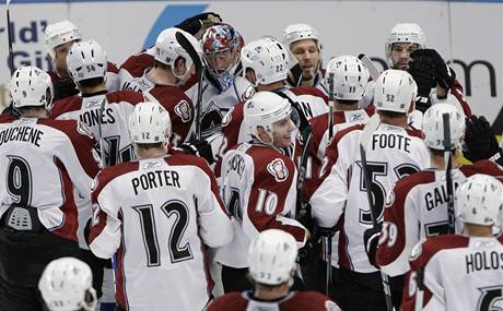 Hokejisté týmu Colorado Avalanche