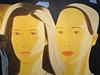 Monet-Warhol - Mistrovská díla z muzea Albertina a Batlinerovy sbírky v Národní Galerii. Na snímku dílo Trio #4 od Alexe Katze. 