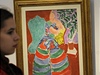 Monet-Warhol - Mistrovská díla z muzea Albertina a Batlinerovy sbírky v Národní Galerii. Na snímku obraz Pruhované aty od Henriho Matisse. 